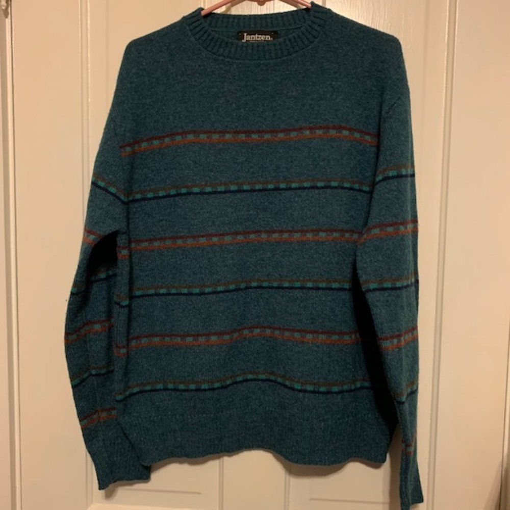 JANTZEN SIZE XL GREEN SWEATER